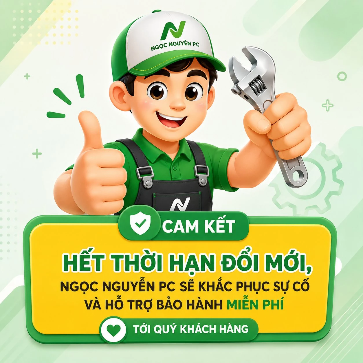 Hỗ trợ bảo hành Ngọc Nguyễn PC